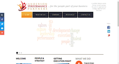 Desktop Screenshot of andersonperformancepartners.com